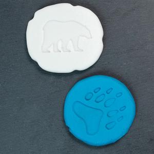 Agyagbélyegzők - Sarkvidéki állatok és lábnyomaik