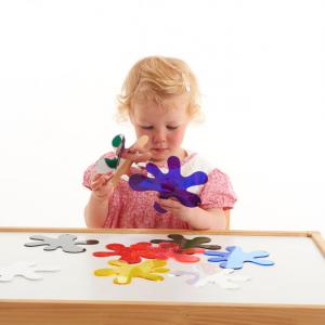 Átlátszó színes festékfoltok (10 db/szett)