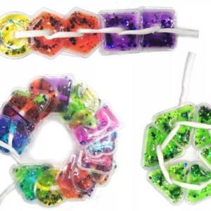 Fűzhető átlátszó folyékony formák (8db/szett)