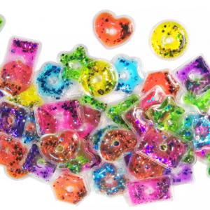 Fűzhető átlátszó folyékony formák (8db/szett)