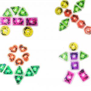 Fűzhető átlátszó folyékony formák készlet (32 db/szett)