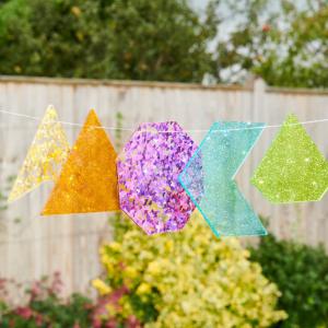 Glitteres geometriai formák (21 db/ szett)