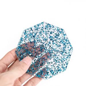 Glitteres geometriai formák (6 db/ szett)