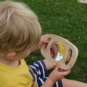 Hordozható domború/homorú gyerek tükör