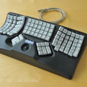 Maltron 3D keyboard with integral mouse