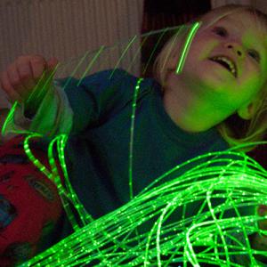 Optikai szálas világító gubanc (150db/2m)