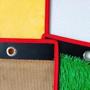 Tapintható mini szőnyeg készlet (6 db/szett)