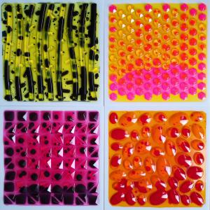 Texturált Folyékony Padlólapok (6db)