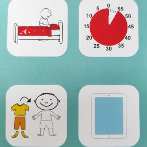 TimeTimer mágneses piktogram készlet, napi rutinhoz - Már nem elérhető!