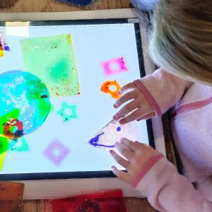 Világító panel A/3 - fehér fényű