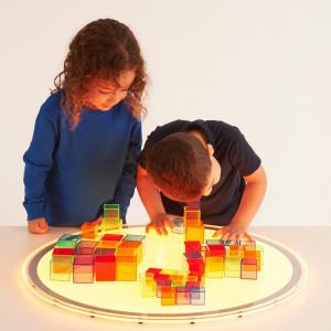 Világító panel kerek - színváltó