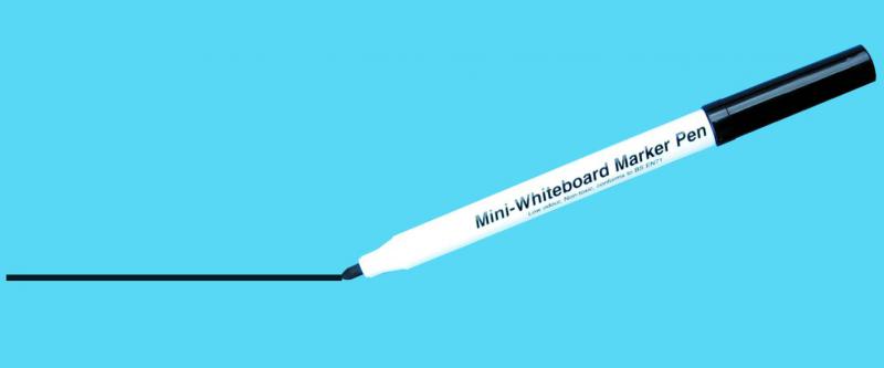 Filctoll Whiteboard táblához, fekete (10db/szett)