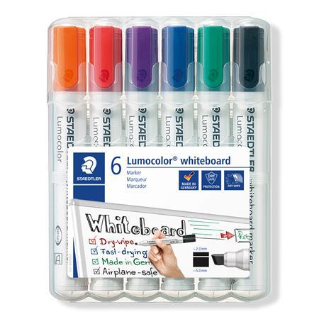 Filctoll Whiteboard táblához, színes - Staedtler Lumocolor (6db/szett)