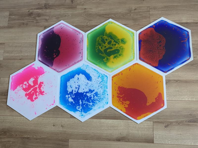 Folyékony Padlólap Hexagon
