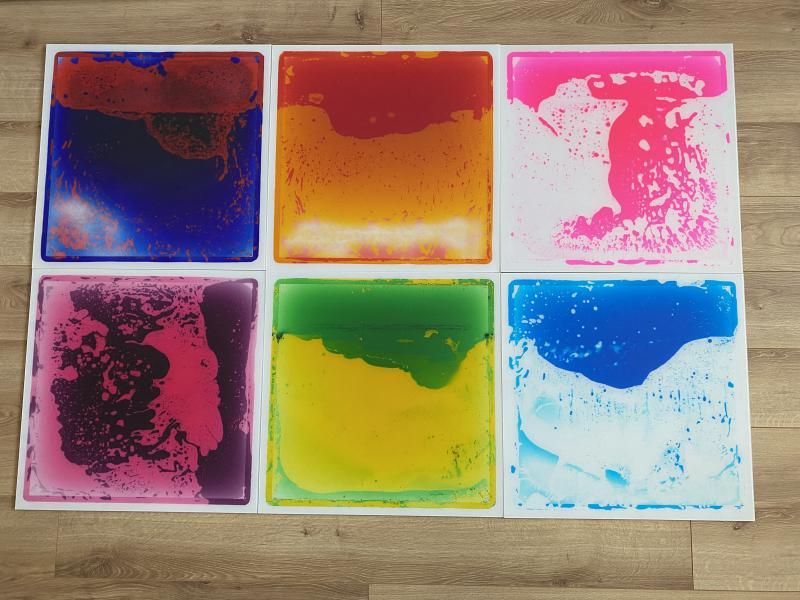 Folyékony Padlólap Nagy Négyzet