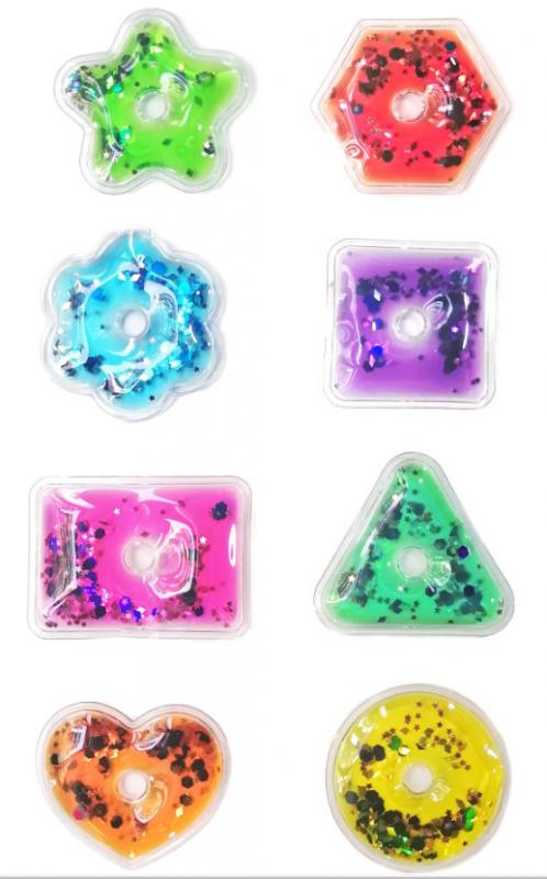 Fűzhető átlátszó folyékony formák (8db/szett)