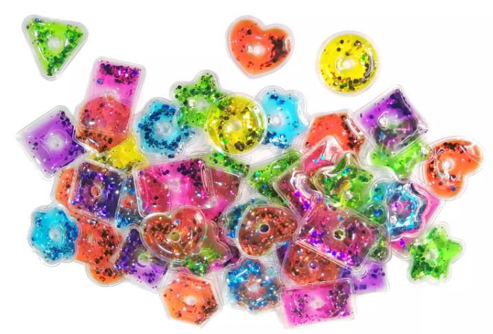 Fűzhető átlátszó folyékony formák készlet (32 db/szett)