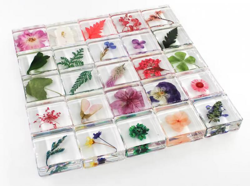 Gyantakocka természeti kincsekkel szettben