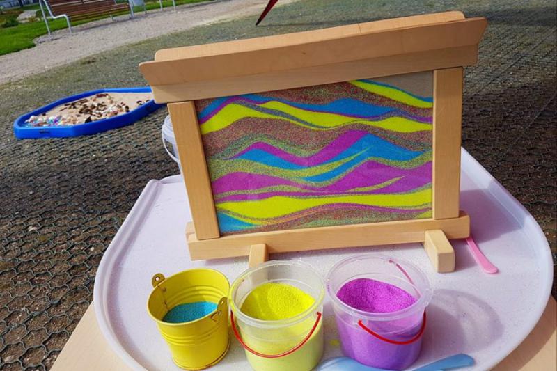 Homokkép-készítő- Kreatív keret