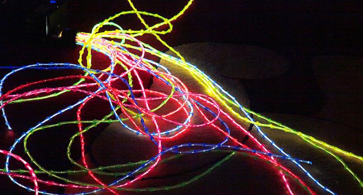 Jumbo csomós optikai szál (2 méter / 20 szál)