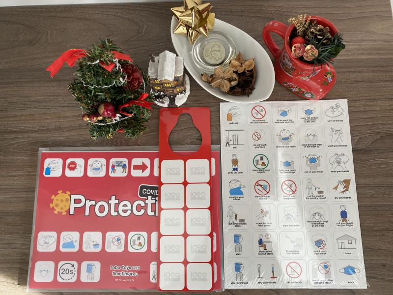 Mágneses Napirendi Kártya Készlet - COVID-19