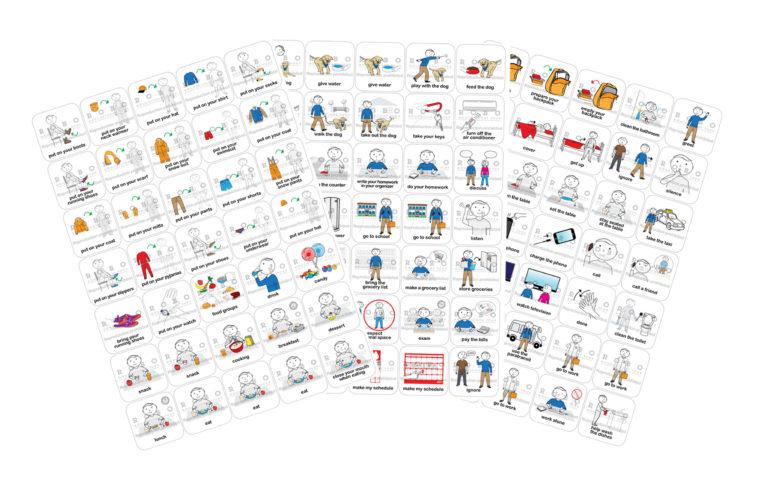 Mágneses Piktogram Készlet Tiniknek és Felnőtteknek