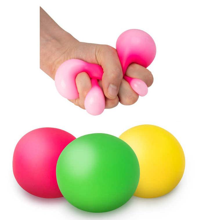 Neon színű stressz labda