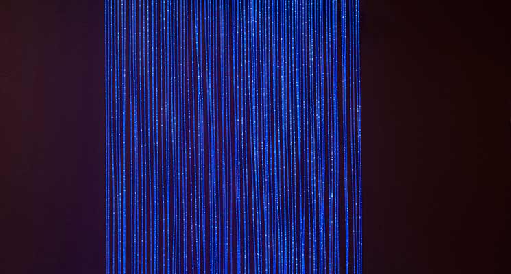 Optikai szálas fényfal (66db/2m)