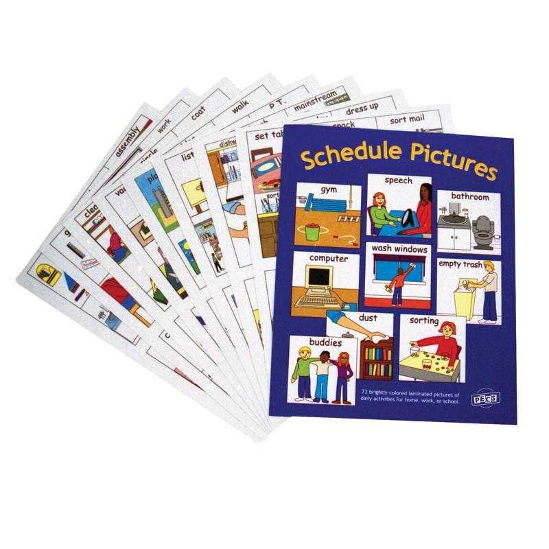 PECS Napirendi Kártya Készlet (6,5 cm)