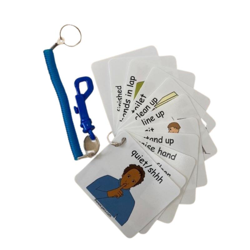 PECS Napirendi Kártya Készlet - hordozható