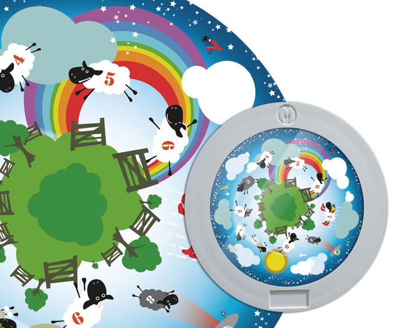 Színes képsorozat Űr projektorhoz