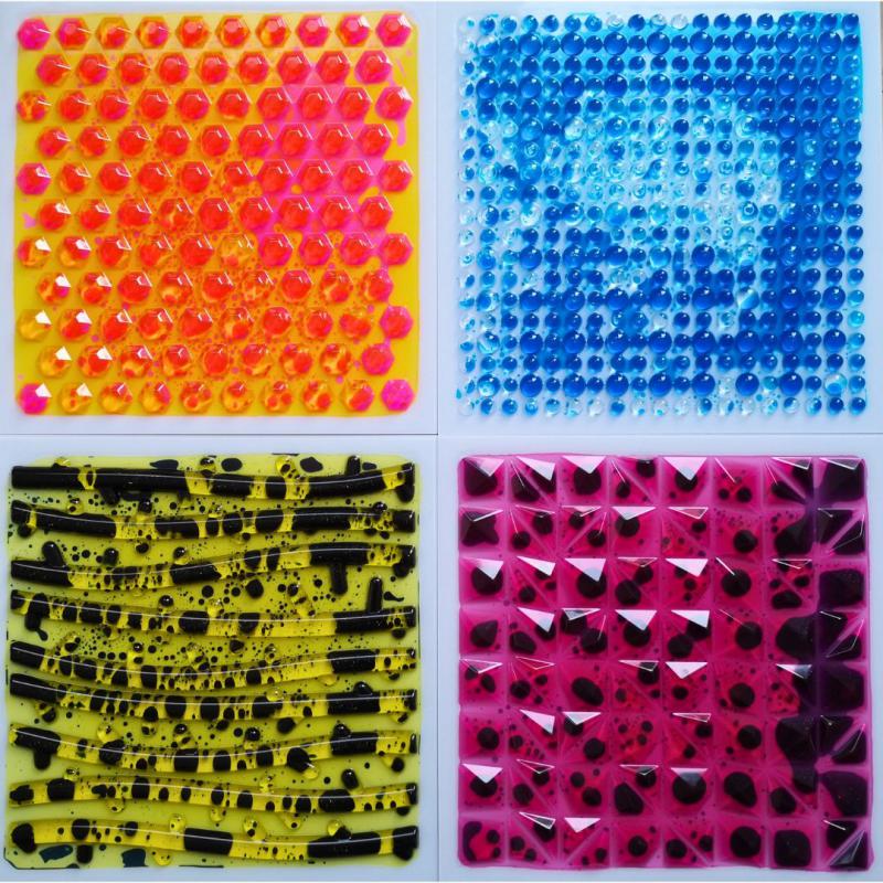 Texturált Folyékony Padlólapok (4db)