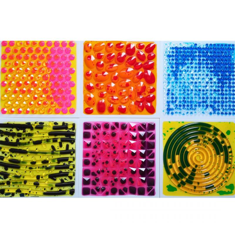 Texturált Folyékony Padlólapok (6db)