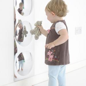 3 buborékos, szenzoros domború tükör