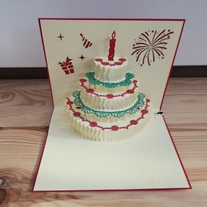 3D születésnapi zenélő képeslap