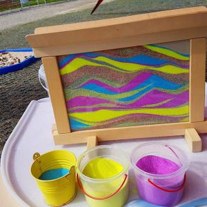 Homokkép-készítő- Kreatív keret