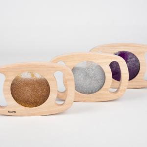 Hordozható szenzoros csillámos panel