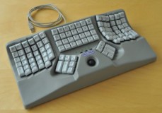 Maltron 3D keyboard with integral mouse