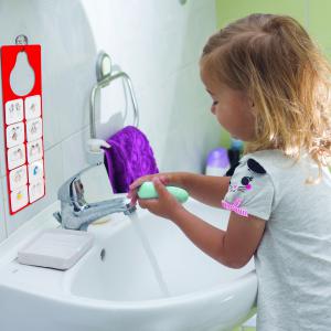 Tanulok kezet mosni! - rajzos, mágneses folyamatábra kézmosáshoz