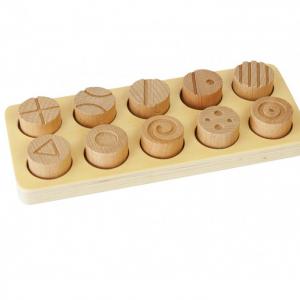 Texturált Szenzoros Fa Hengerek