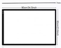 Világító panel A1- színváltó