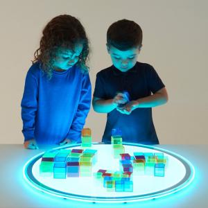 Világító panel kerek - színváltó