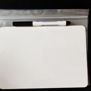 WHITEBOARD tábla, fehér (A/5-ös)