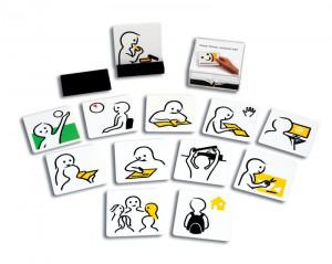 TimeTimer napirendi kártya készlet, iskolai (12 db/szett)