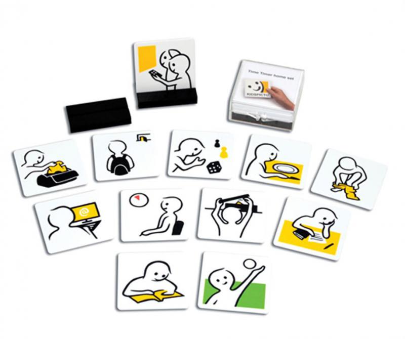 TimeTimer napirendi kártya készlet, otthonra (12 db/szett)