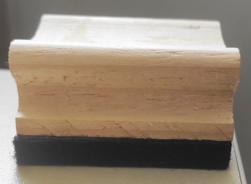 Törlőkendő fa fogóval, kicsi - Whiteboard táblához