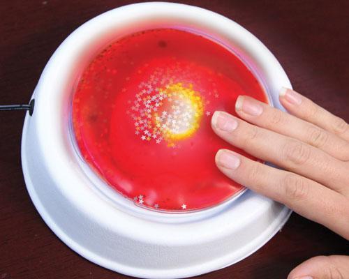 Világító gélpárnás kapcsoló