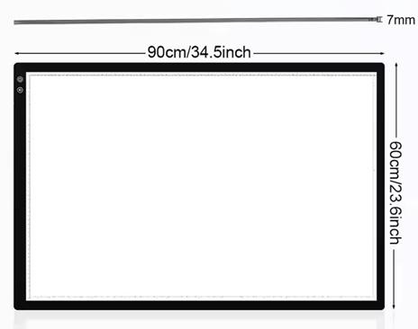 Világító panel A1- színváltó