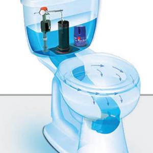 Sano blue tartályba helyezhető wc tisztító kék