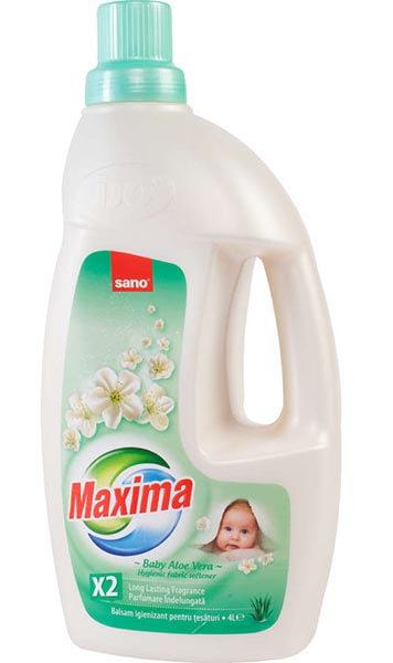 Sano Maxima illatosított öblítő Baby aloe vera 4L